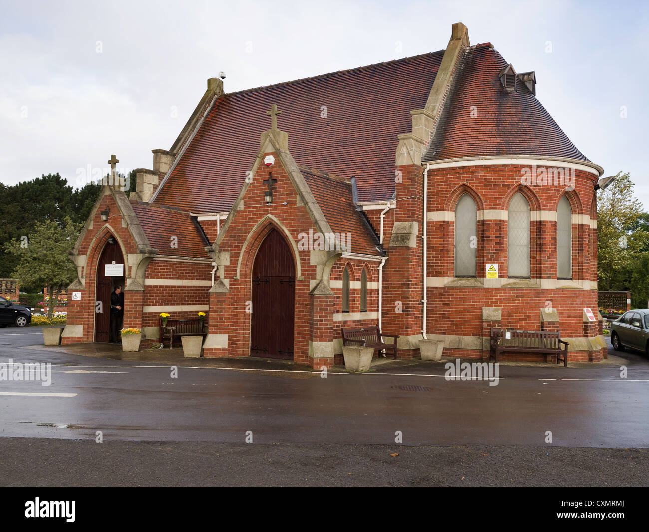 The Chapel of Remembrance at the cemetery Acklam Middlesbrough Stock Photo