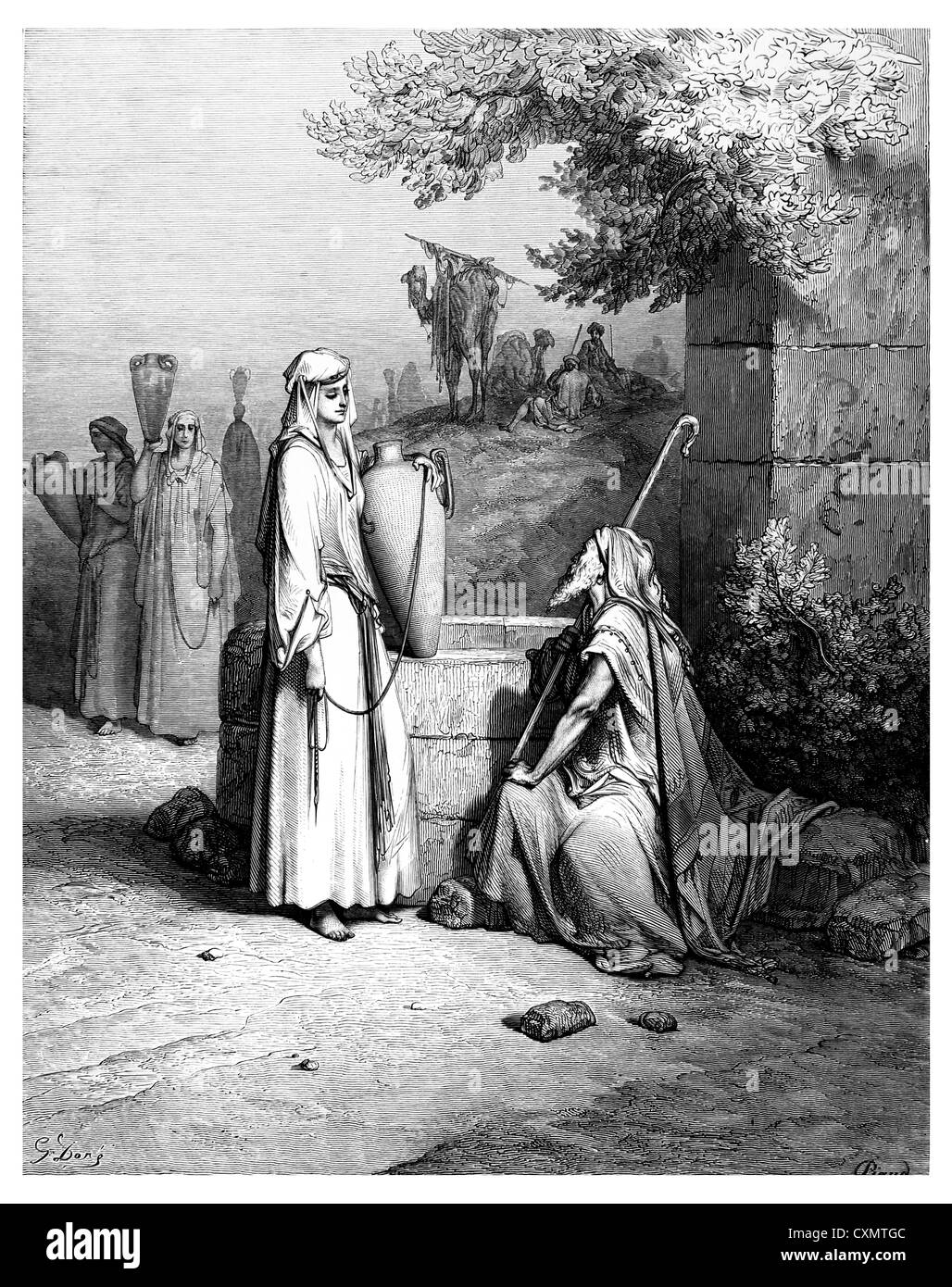 Women at the well bible hires stock photography and images Alamy