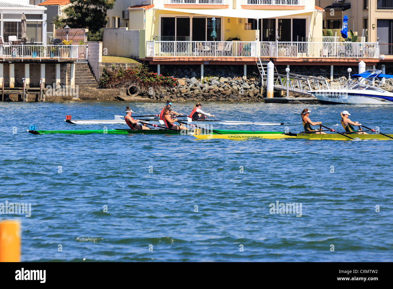 University river regatta rowing for trophies Surfers Paradise ...