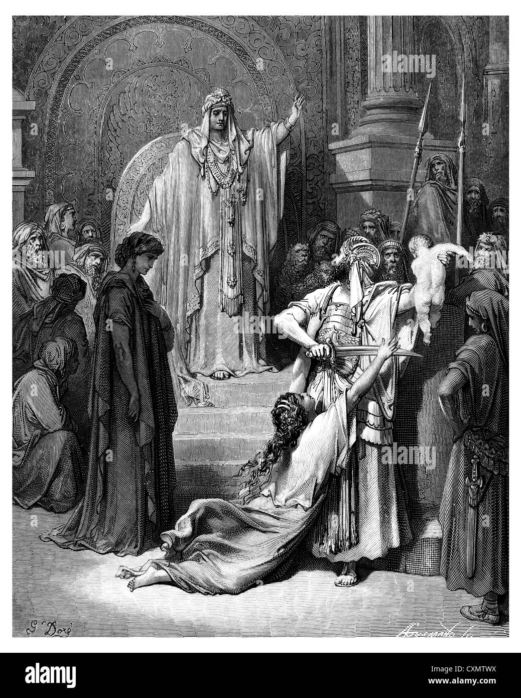 Throne of solomon Black and White Stock Photos & Images Alamy