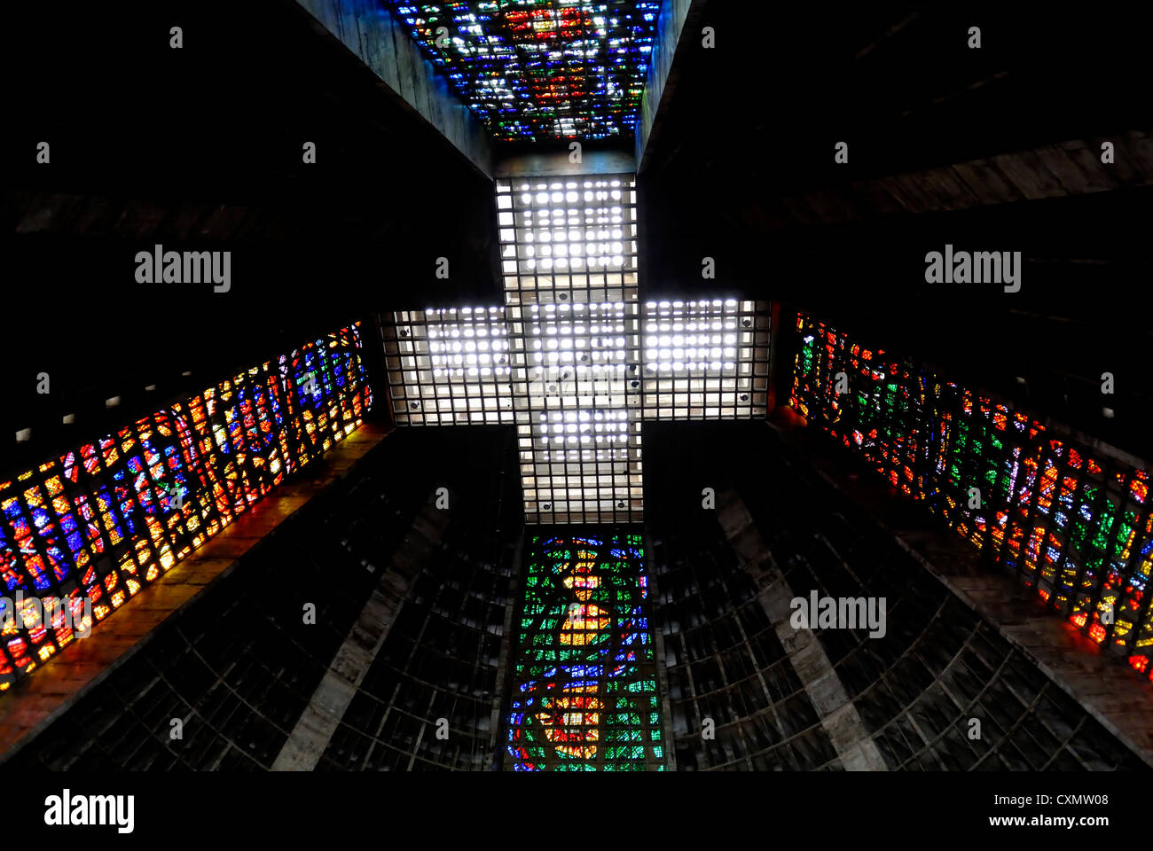 Rio de Janeiro, Brazil, South America, Catedral Metropolitana de Sao Sebastiano Stock Photo