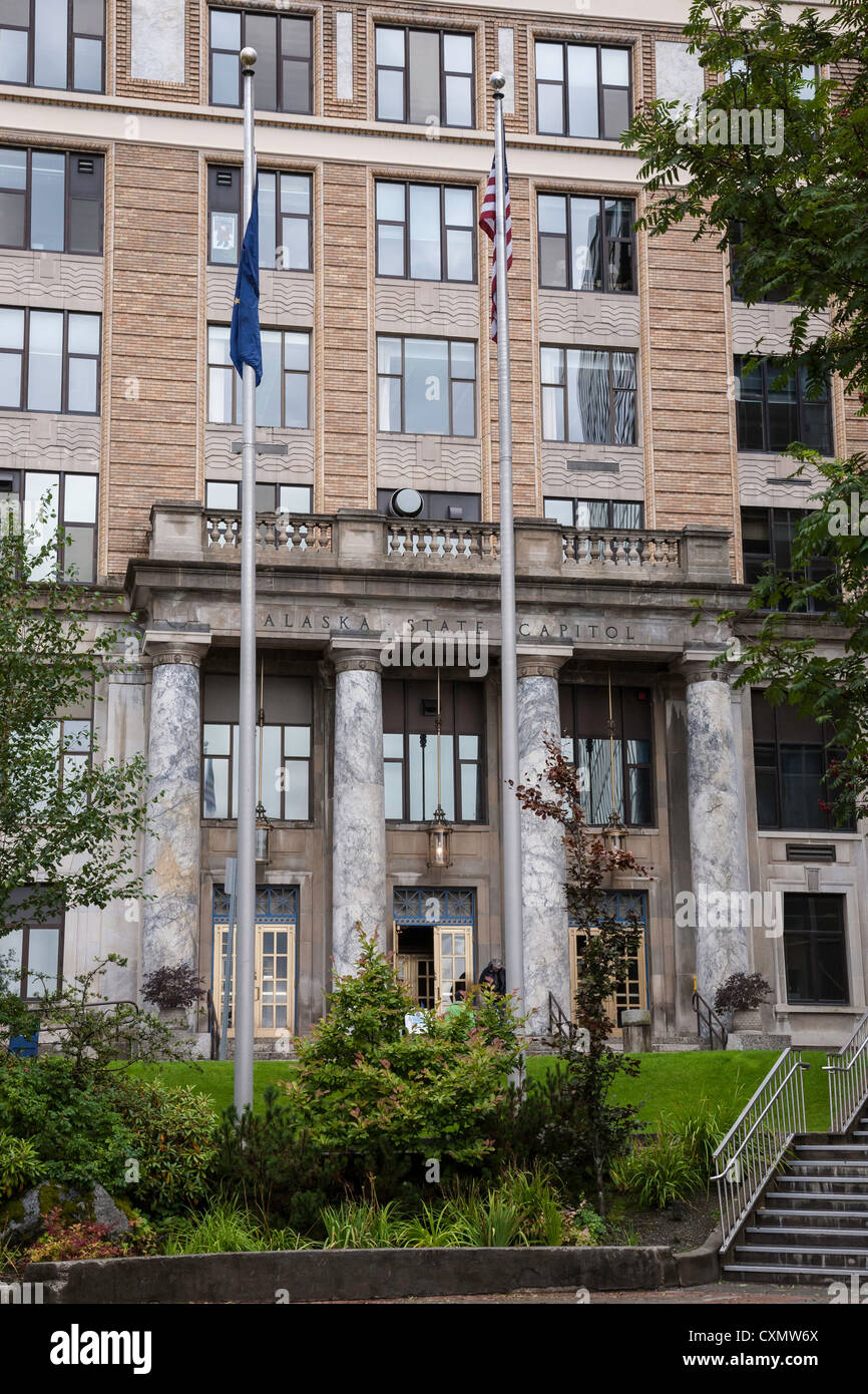 Alaska state capital building juneau hires stock photography and