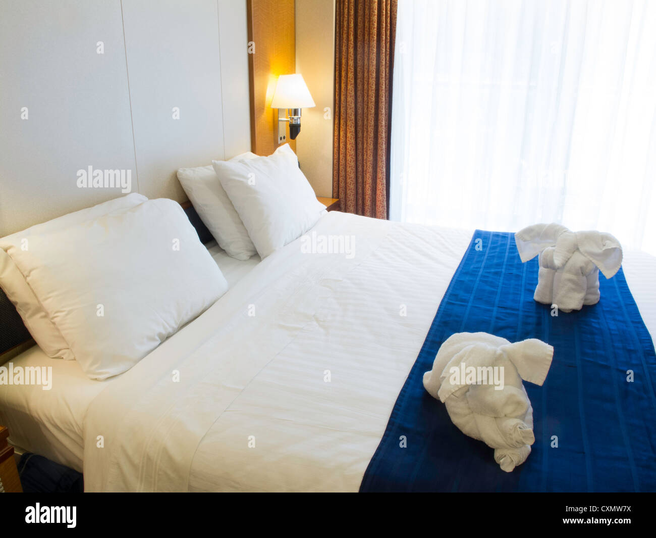 Stateroom Cabin With Towel Animals On Radiance Of The Seas Cruise