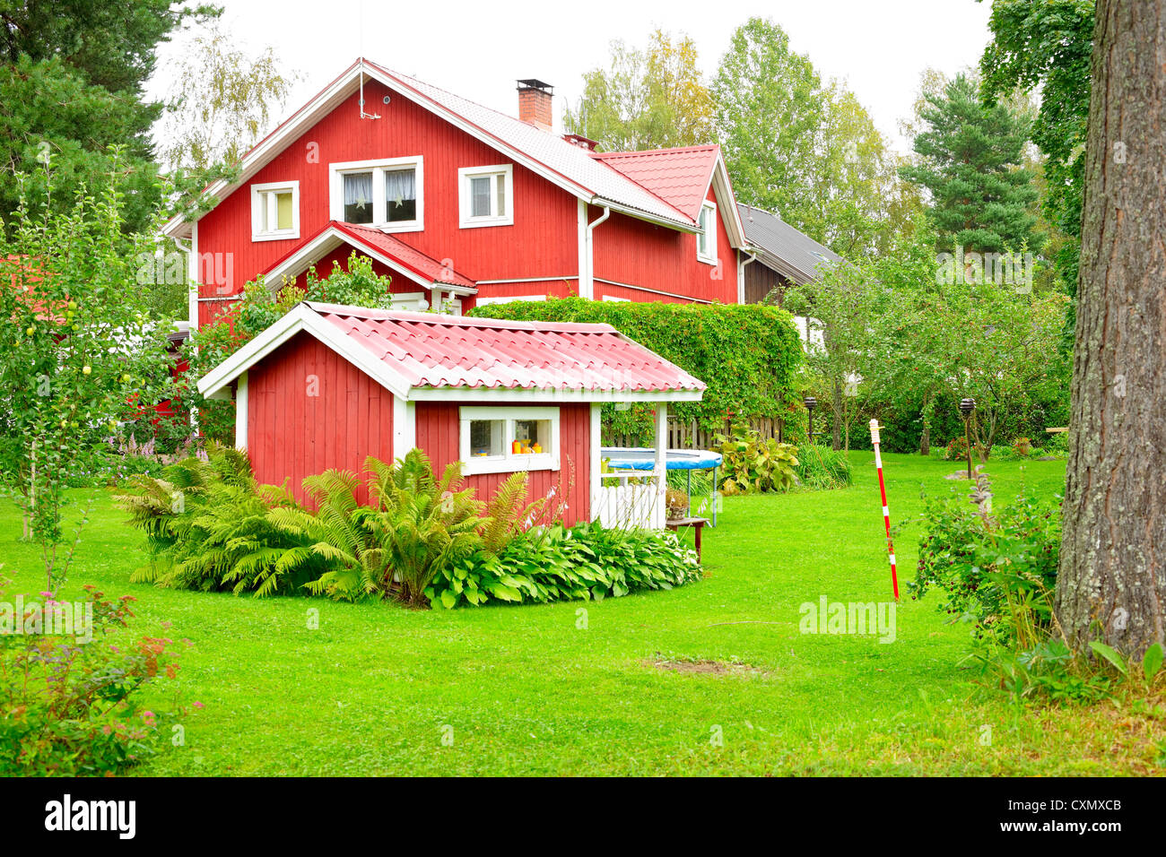 House in Finland Stock Photo Alamy