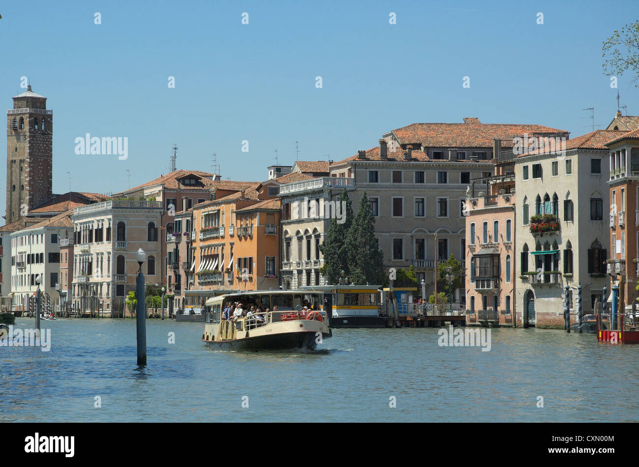 Vaporetto On The Grand Canal In Venice Stock Photo - Download