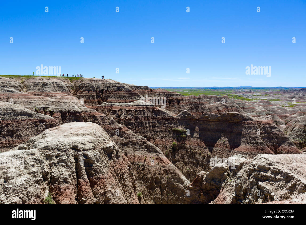 The Big Badlands Overlook, Badlands National Park, South Dakota, USA Stock Photo