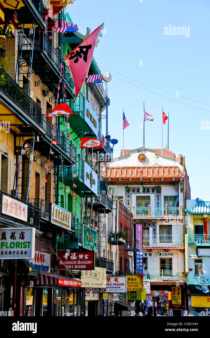 Chinatown - Waverly Place, San Francisco Stock Photo - Alamy