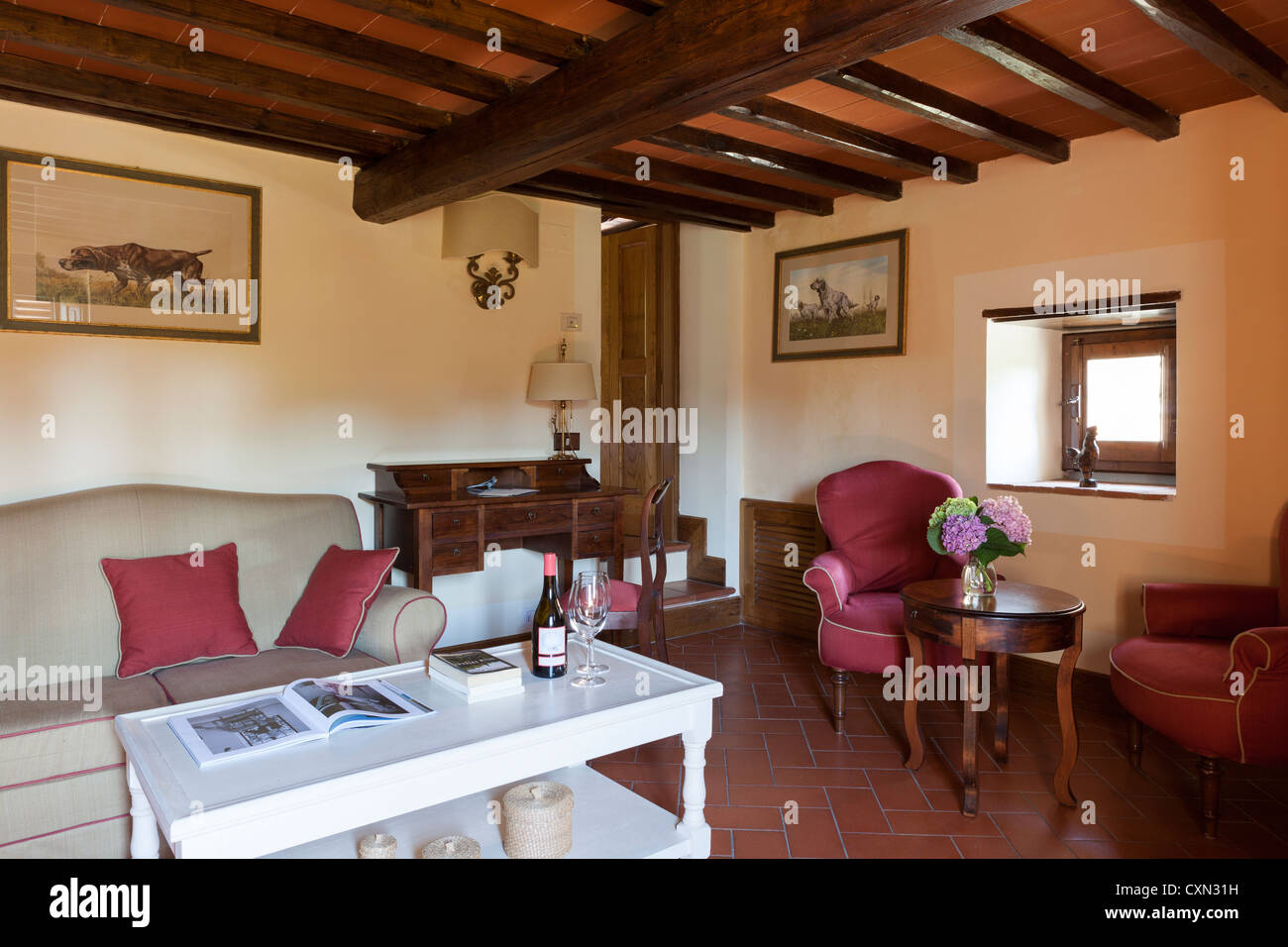 Il Borro, agristurismo in San Giustino Valdarno, Tuscany, Italy Stock Photo