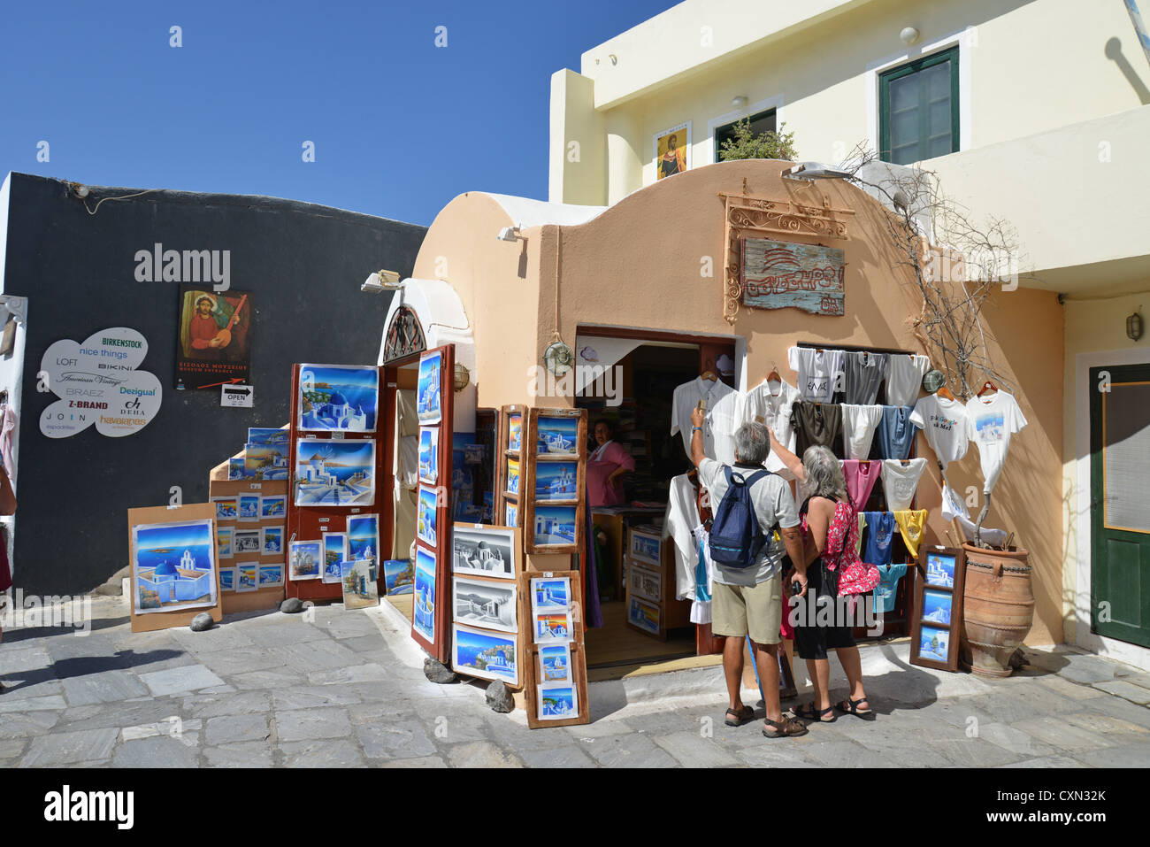Clothing shop in greece hi-res stock photography and images - Alamy