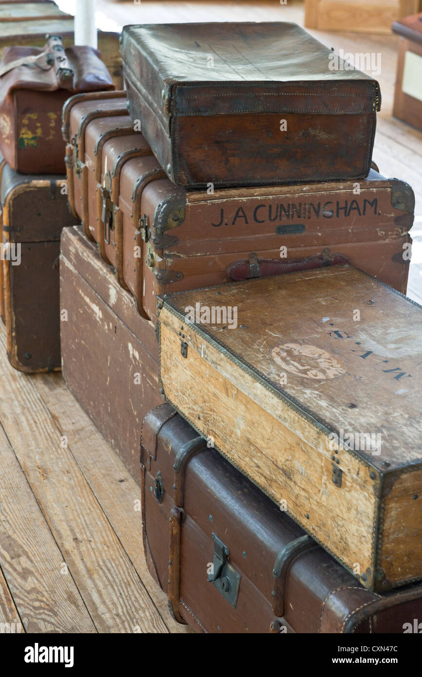 Trunks, suitcase and luggage. Bristol, England Stock Photo Alamy