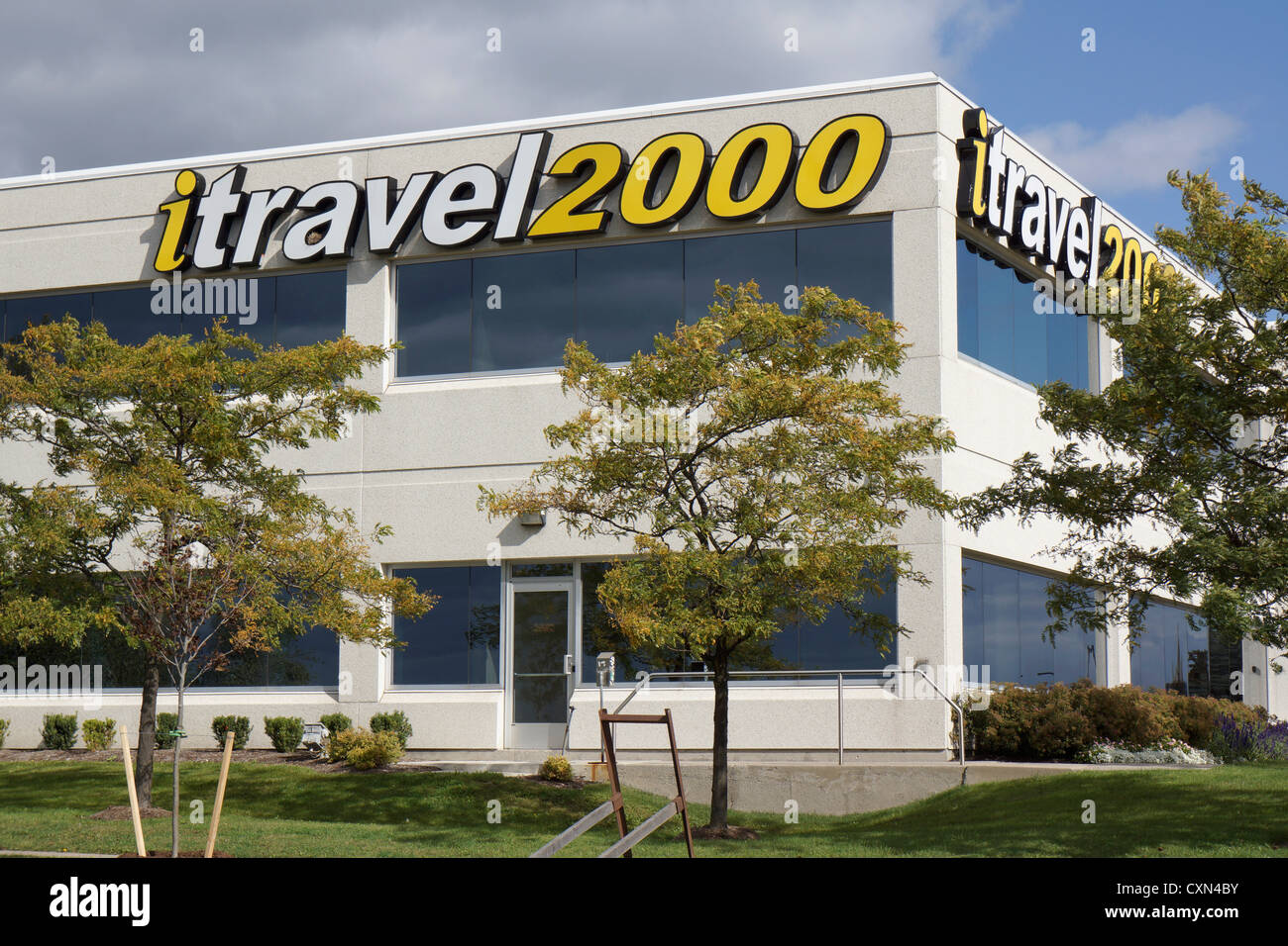 iTravel2000, travel agency office location, Mississauga, Ontario, Canada Stock Photo