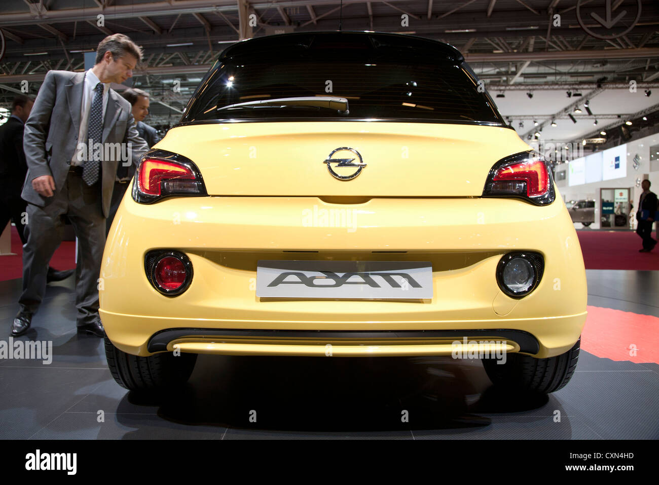 Opel Adam at the Paris Motor Show 2012 Stock Photo