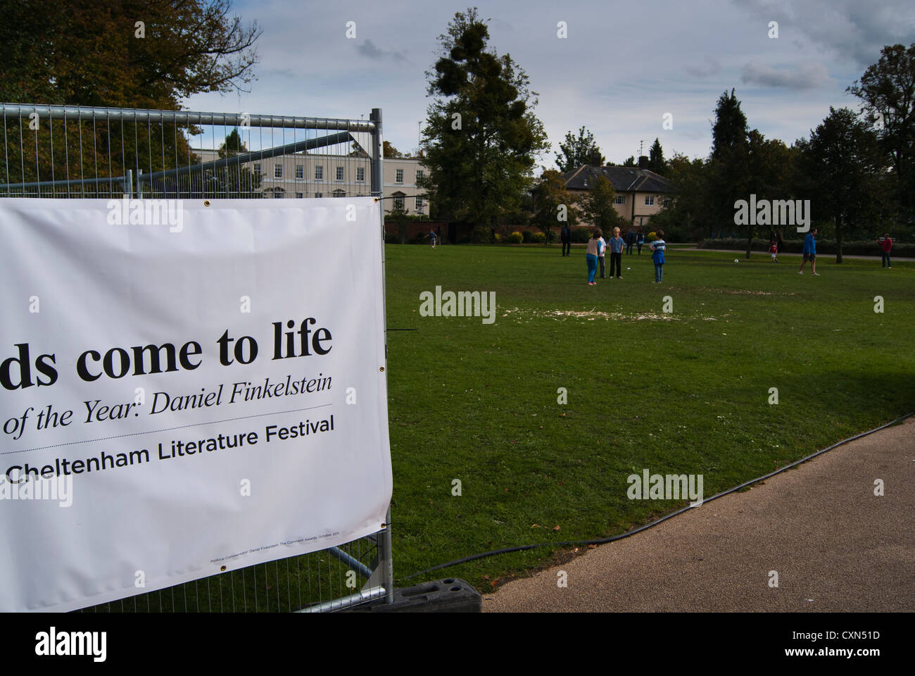 Cheltenham Festival of Literature, October 2012 Stock Photo