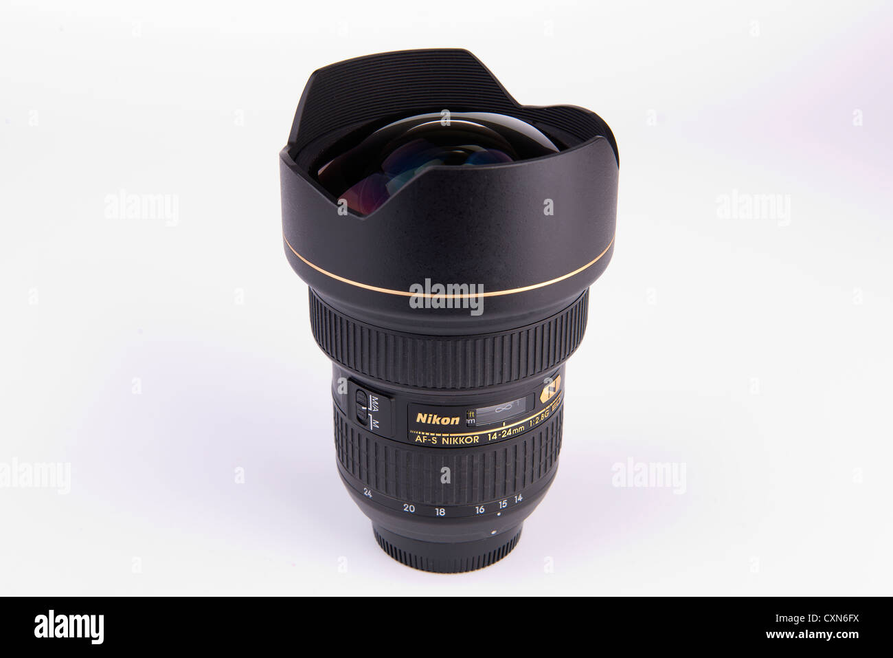 14-24 mm Nikon lens Stock Photo
