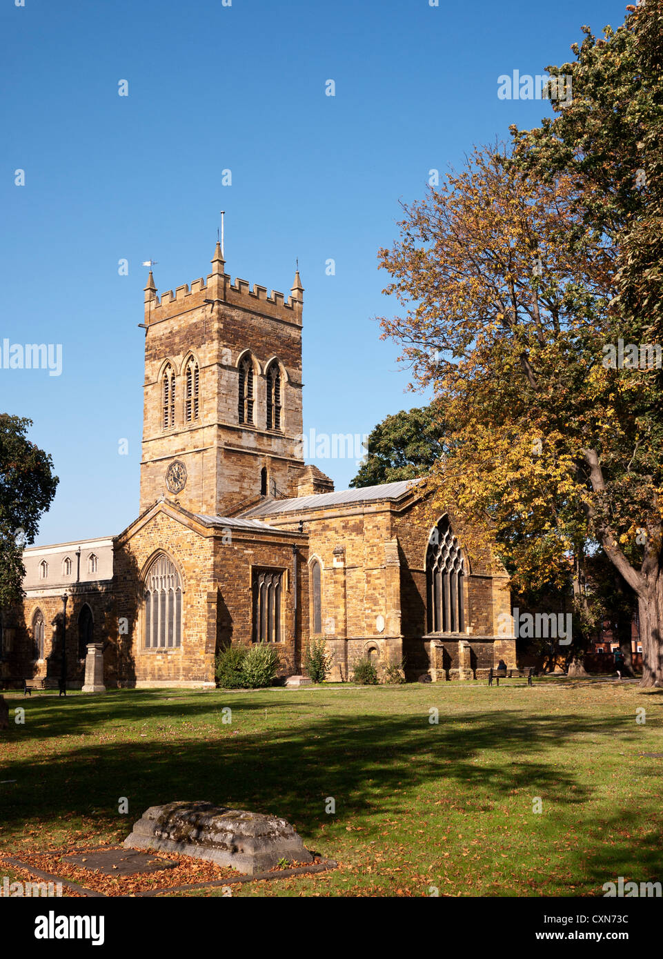 St Giles Church, Northampton, England, UK Stock Photo