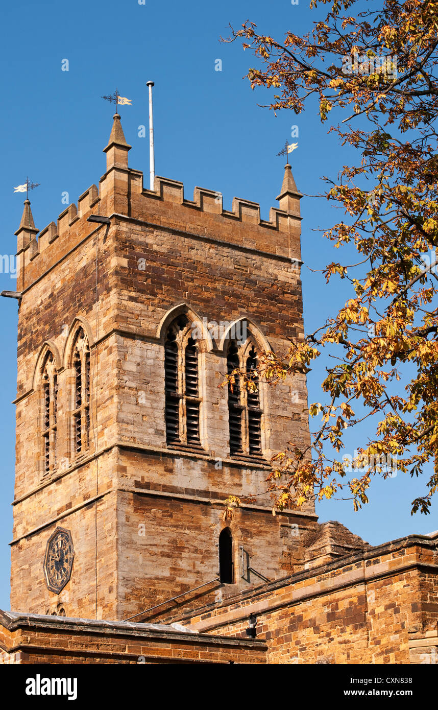 St Giles Church, Northampton, England, UK Stock Photo