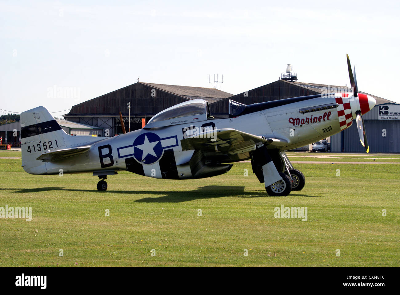 N.A. P-51 MUSTANG Stock Photo