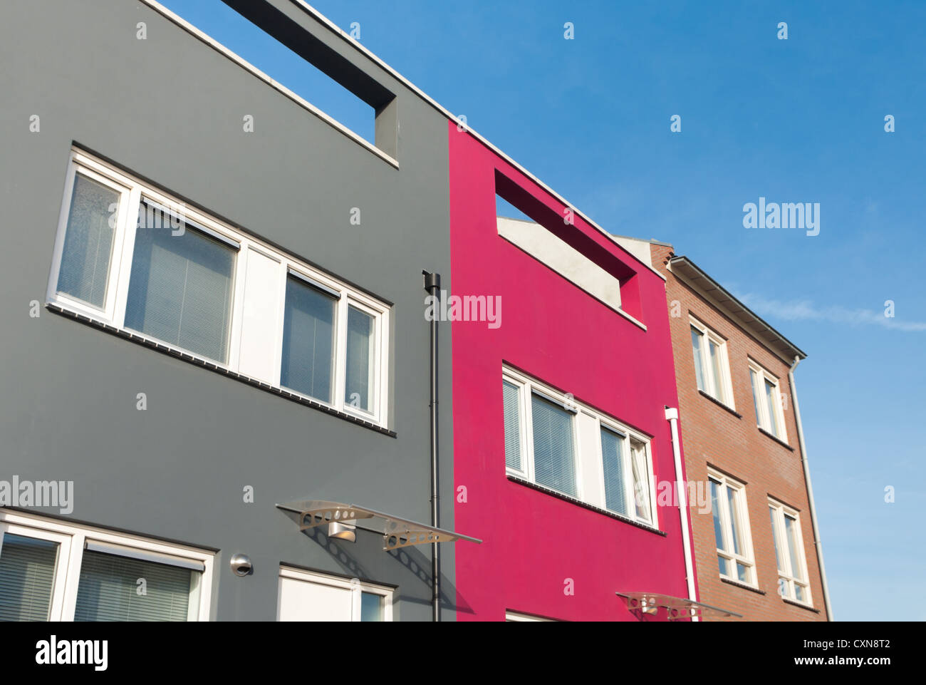 newly build houses in Almere, Netherlands Stock Photo Alamy