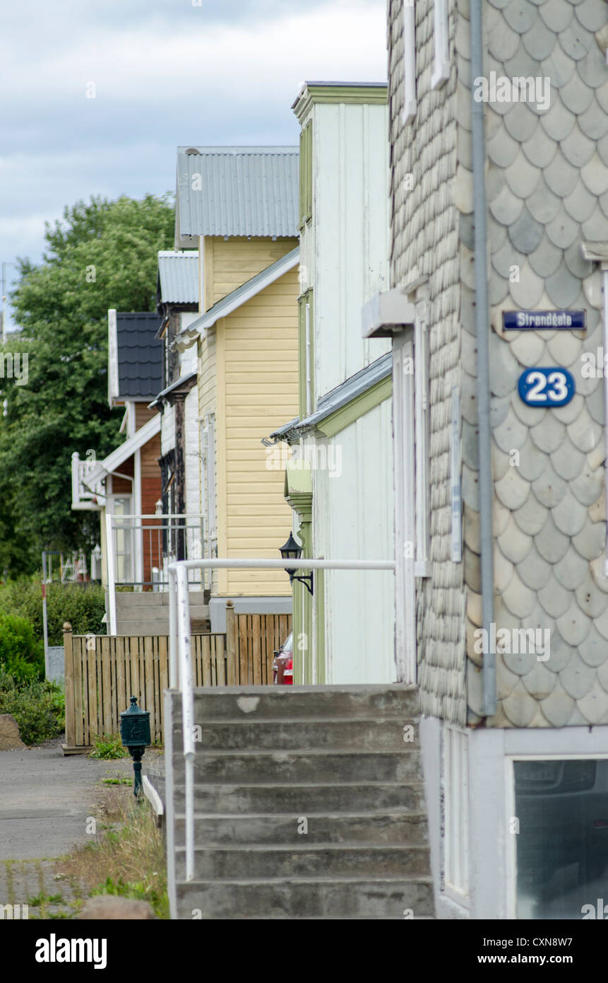 Akureyri city, Iceland Stock Photo - Alamy