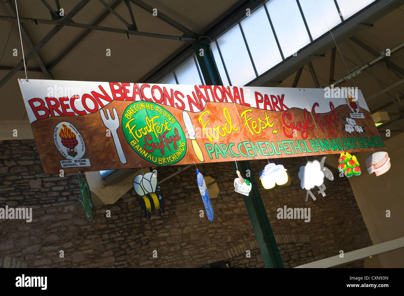 Brecon Beacons National Park Food Festival at Market Hall in Brecon