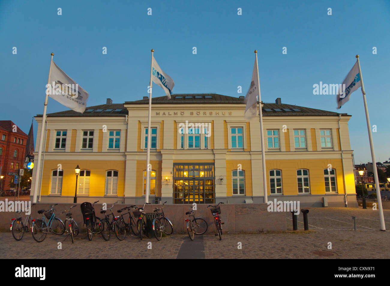 Malmö Börshus the Bourse stock exchange building Malmö city Skåne county  Sweden Europe Stock Photo - Alamy