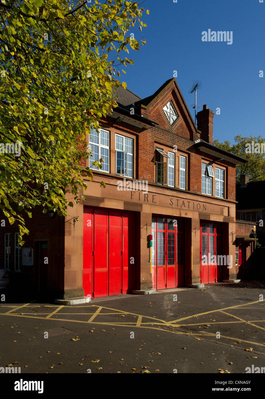 Fire Station, Mitcham, London, UK Stock Photo