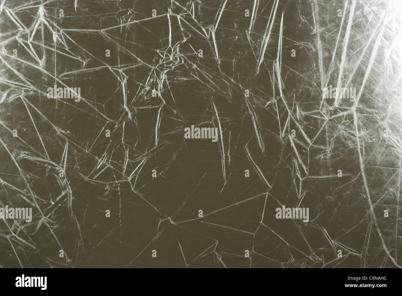 Brushed aluminum metallic plate useful for backgrounds Stock Photo