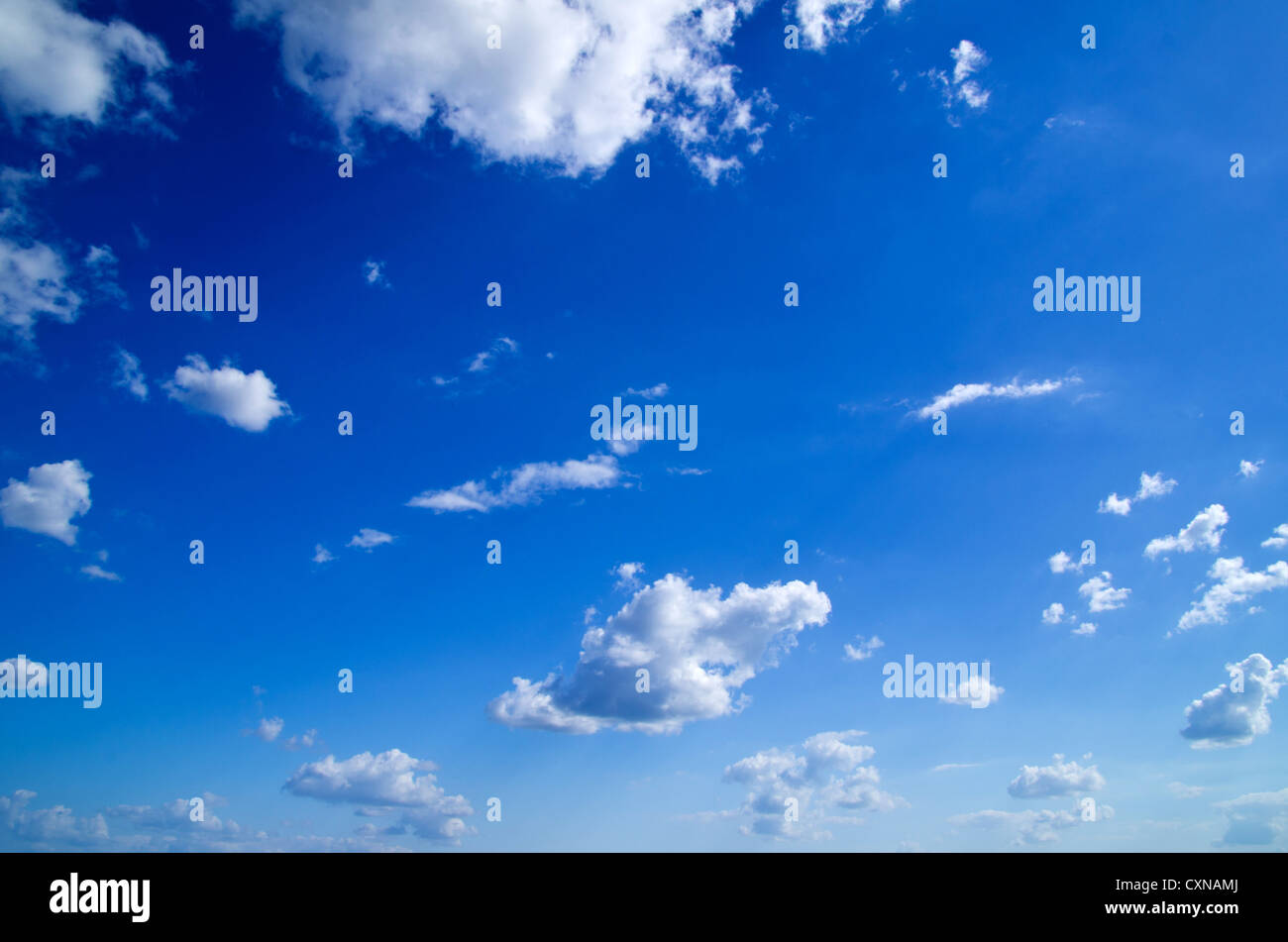 blue sky with clouds closeup Stock Photo - Alamy