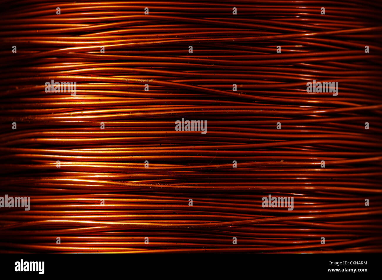 A roll of copper wire Stock Photo Alamy