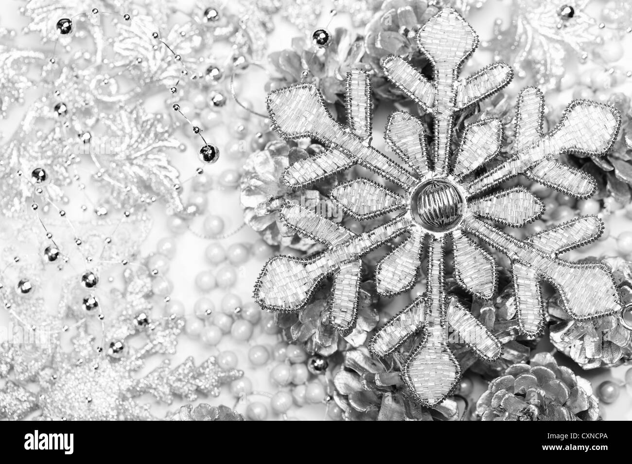 Closeup of Christmas ornament. Stock Photo