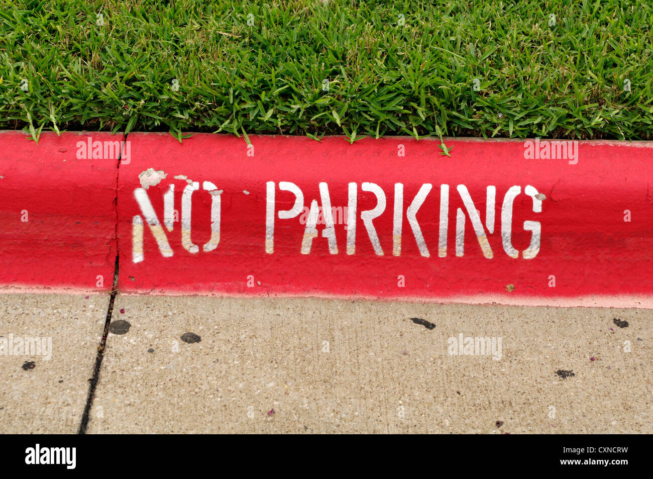 Red curb hires stock photography and images Alamy