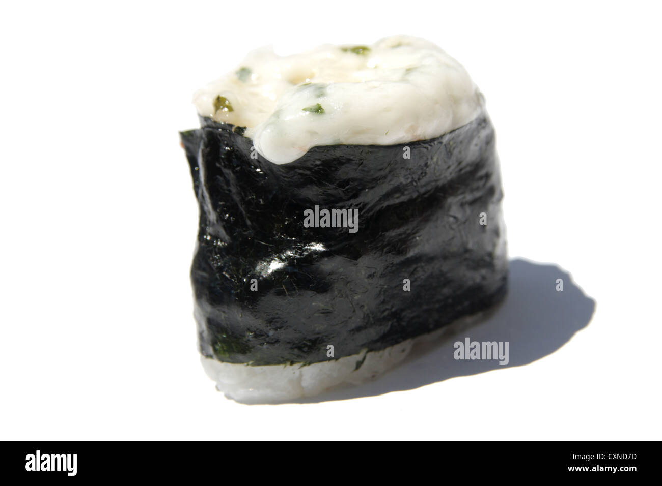 Mayonnaise Shellfish Cream Sushi Stock Photo - Alamy