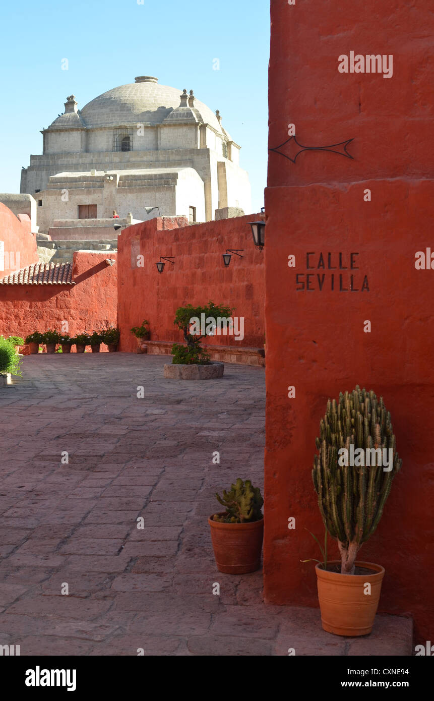 Santa Catalina Convent, Arequipa, Peru Stock Photo