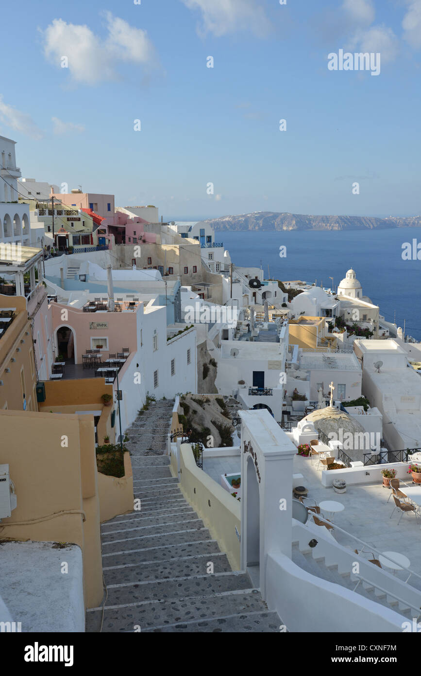 Firá, Santorini, Cyclades, South Aegean Region, Greece Stock Photo