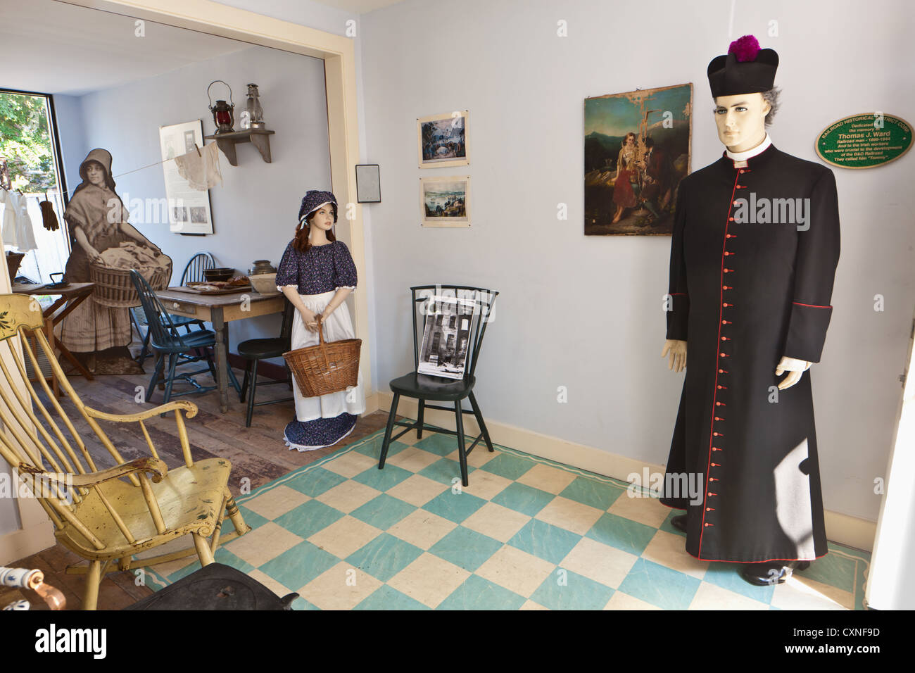 The Irish Railroad Workers Museum, a Shrine in Baltimore, Maryland Stock Photo