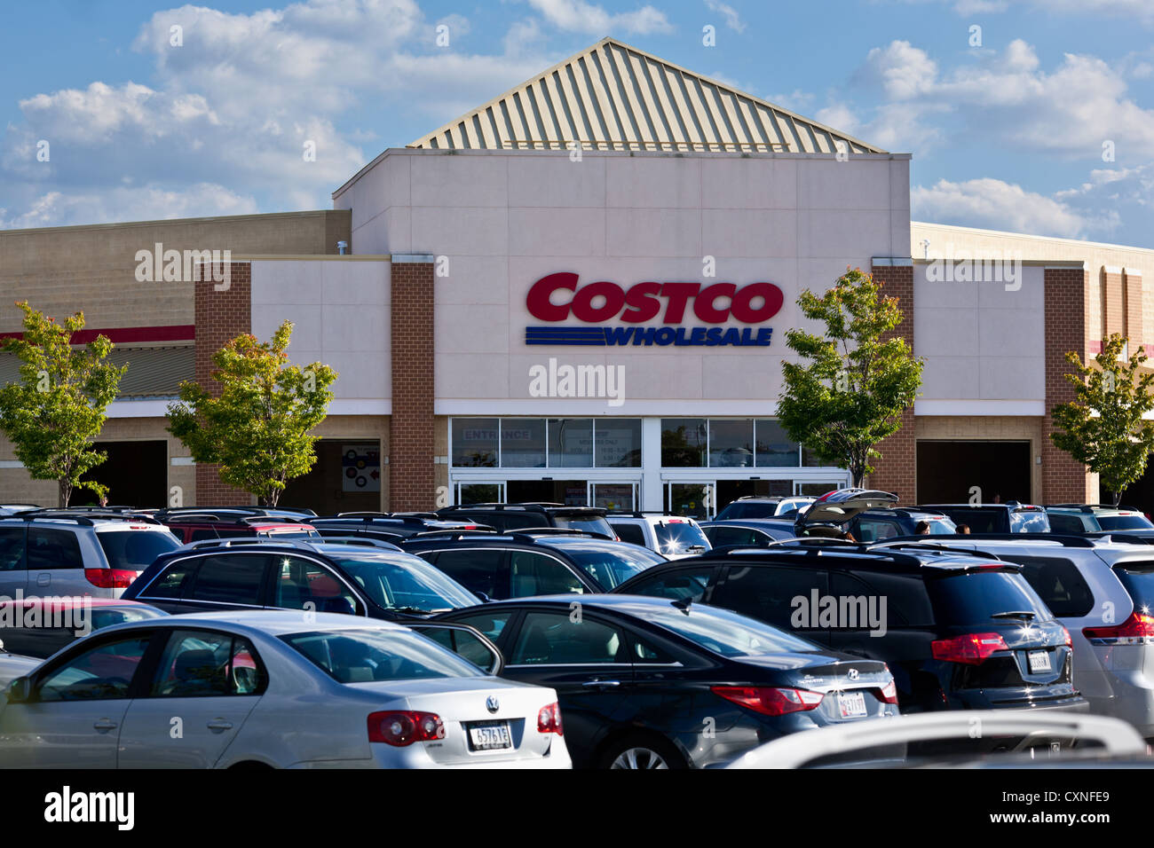 A Costco Wholesale in Howard County, Maryland Stock Photo