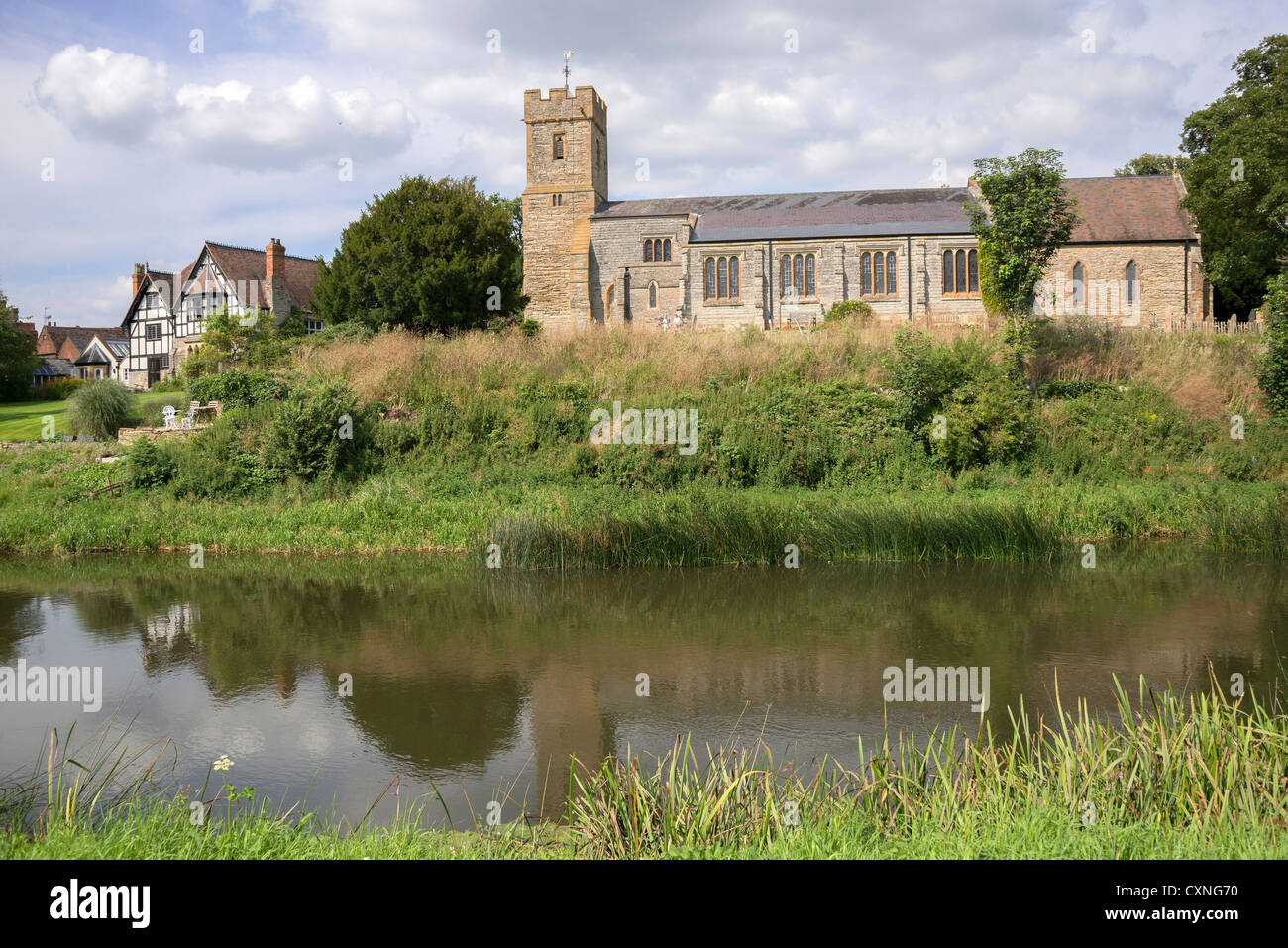 the river avon bidford on avon warwickshire the midlands england uk