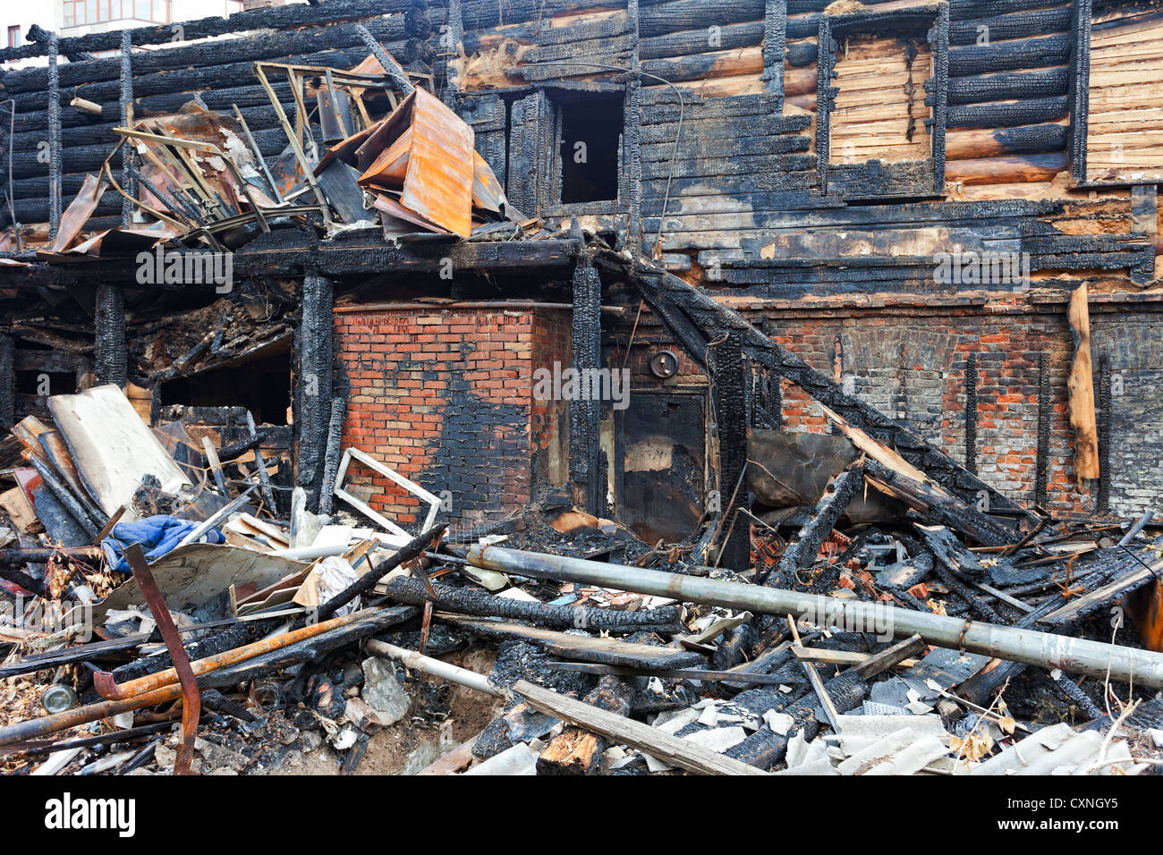 Burned down house hires stock photography and images Alamy