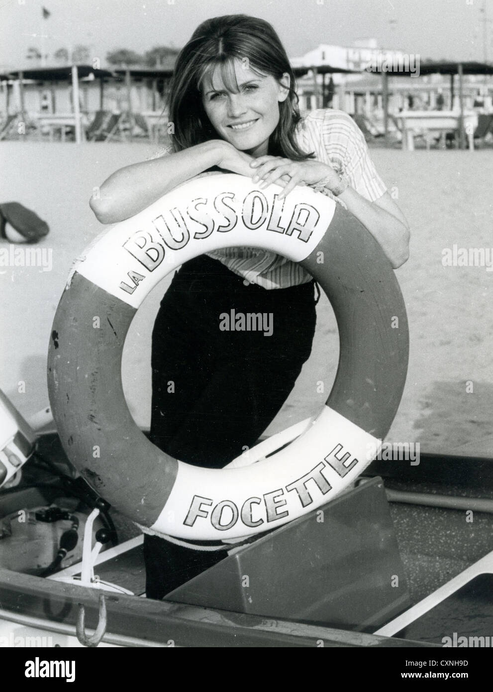 SANDIE SHAW UK pop singer in San Remo in 1967 when she won the Eurovision Song Contest with 'Puppet on a String' Stock Photo