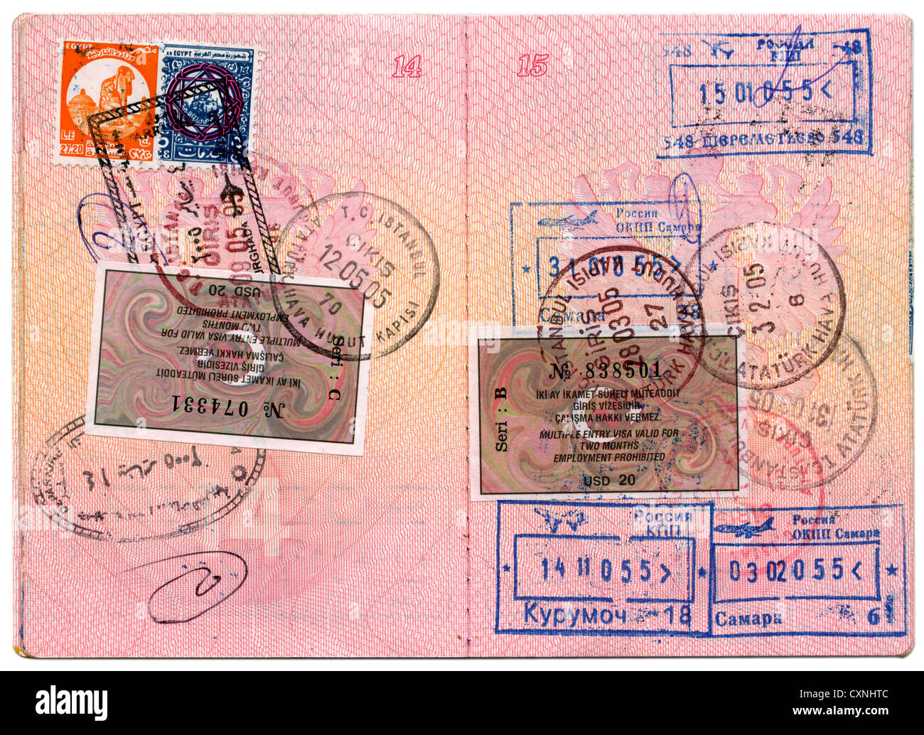 Croatian passport hi-res stock photography and images - Alamy