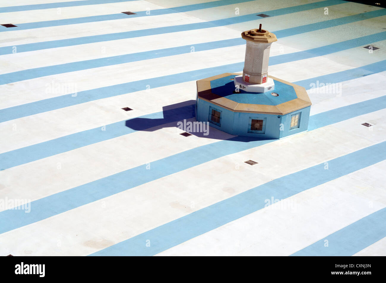 Plymouth Lido open air swimming pool Plymouth Hoe UK Stock Photo
