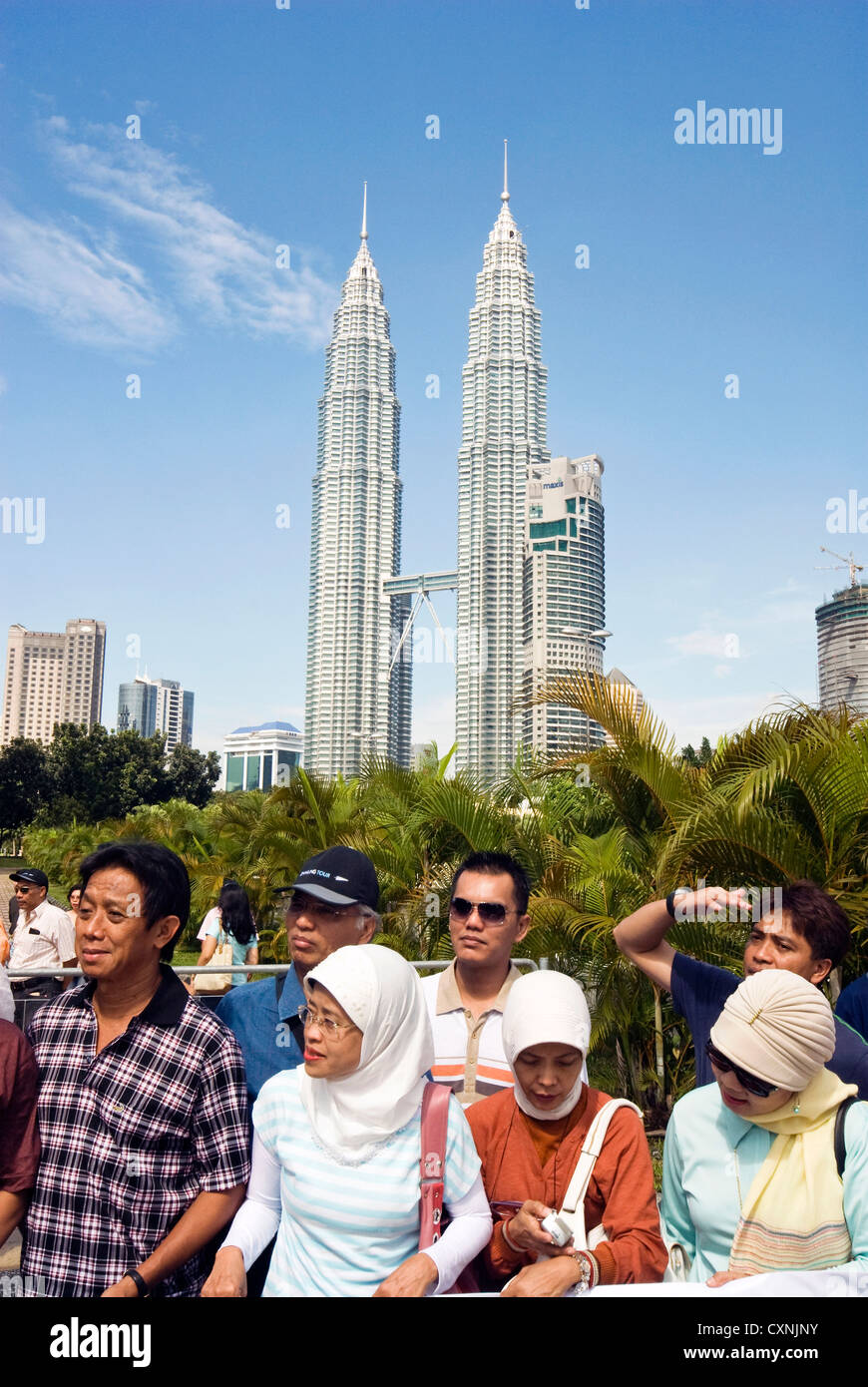 PETRONAS Twin Towers, Kuala Lumpur, Malaysia, Asia Stock Photo