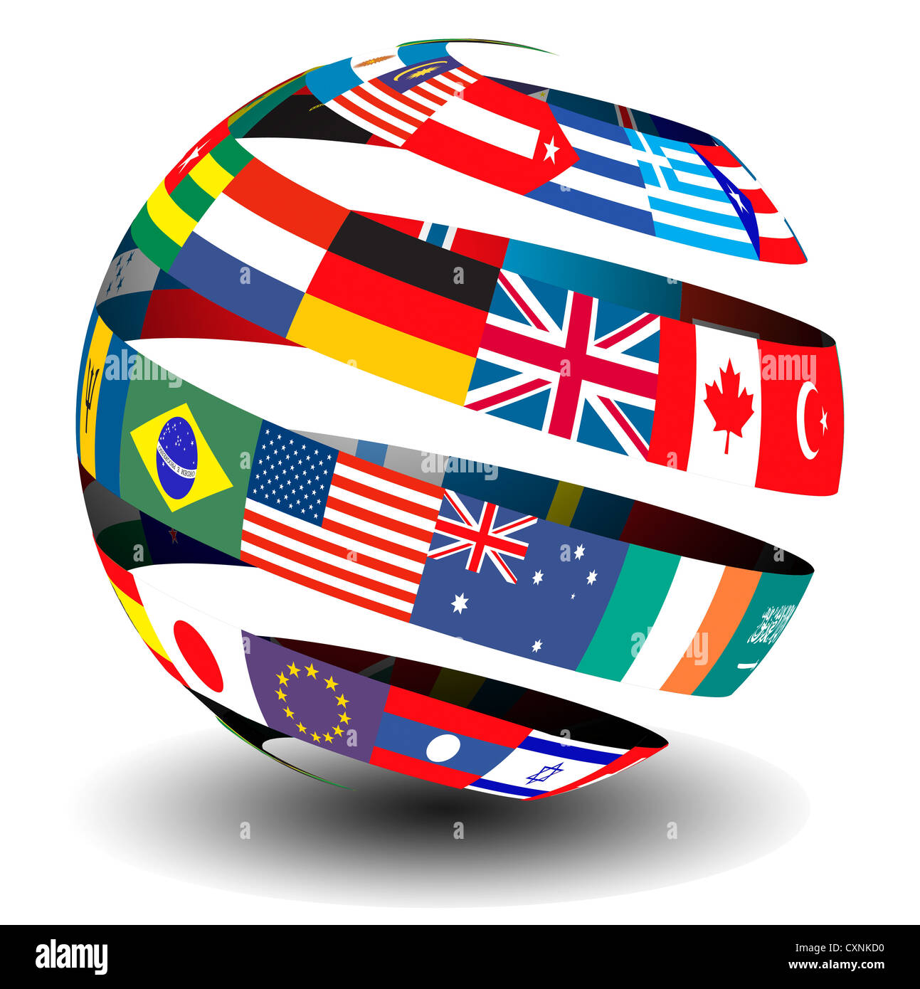 Country Flags Sphere High Resolution Stock Photography and Images Alamy