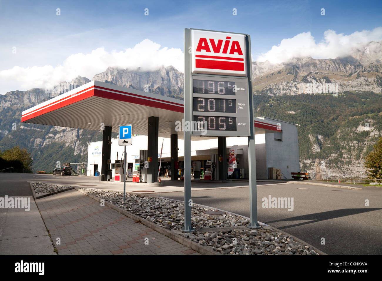 Avia petrol station hi-res stock photography and images - Alamy