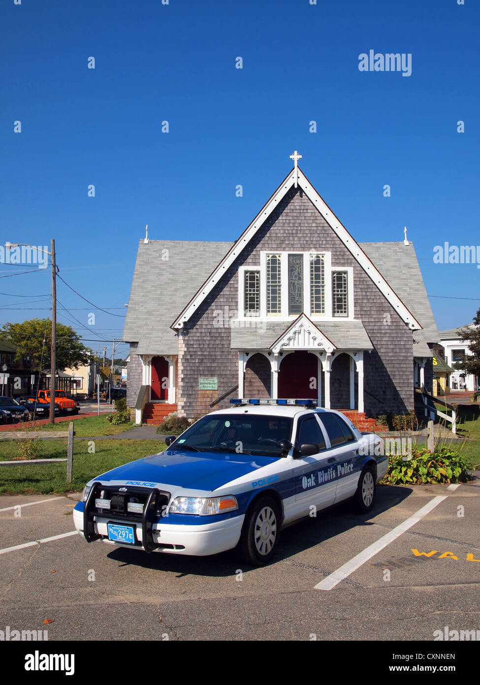 Oak Bluffs Police car, Oak Bluffs, Martha's Vineyard, Massachusetts