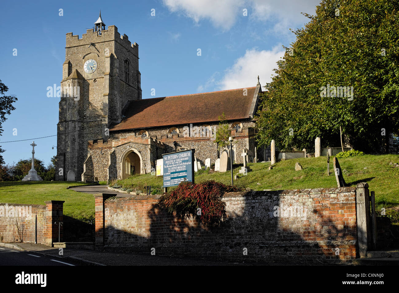 Sible Hedingham St Peter's Church Stock Photo