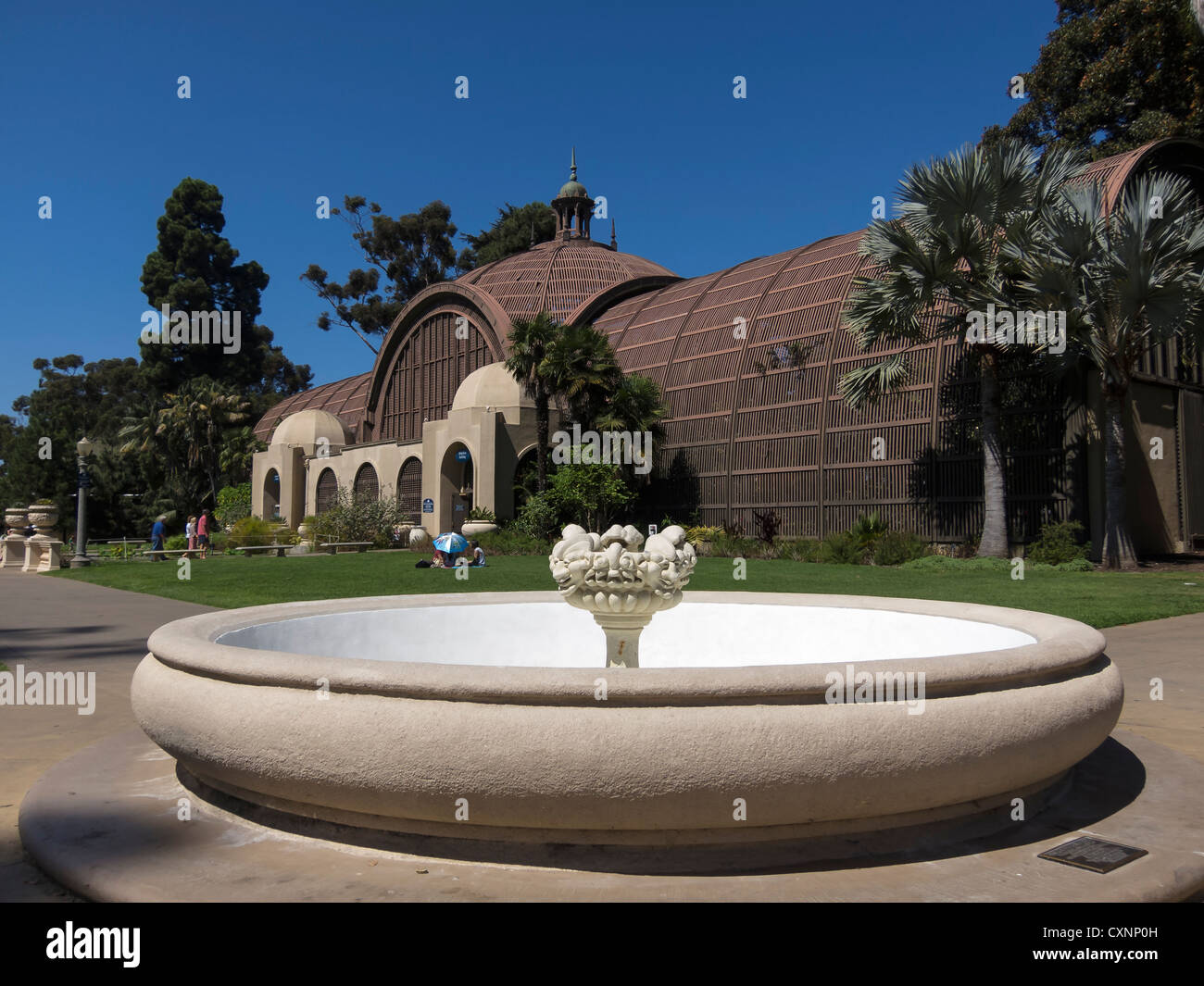 Botanical Building, Balboa Park, San Diego CA Stock Photo