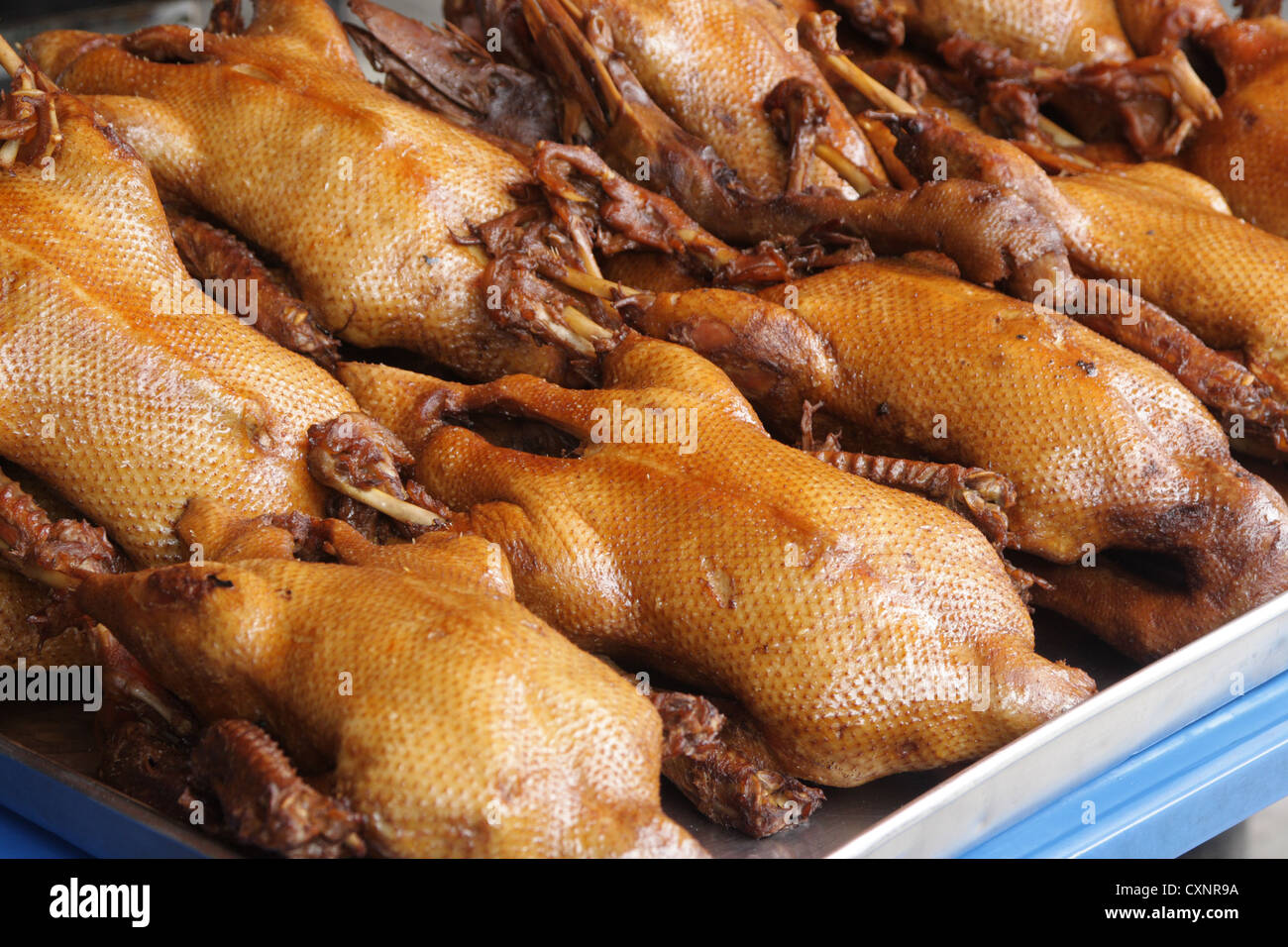 Chinese roast ducks Stock Photo Alamy