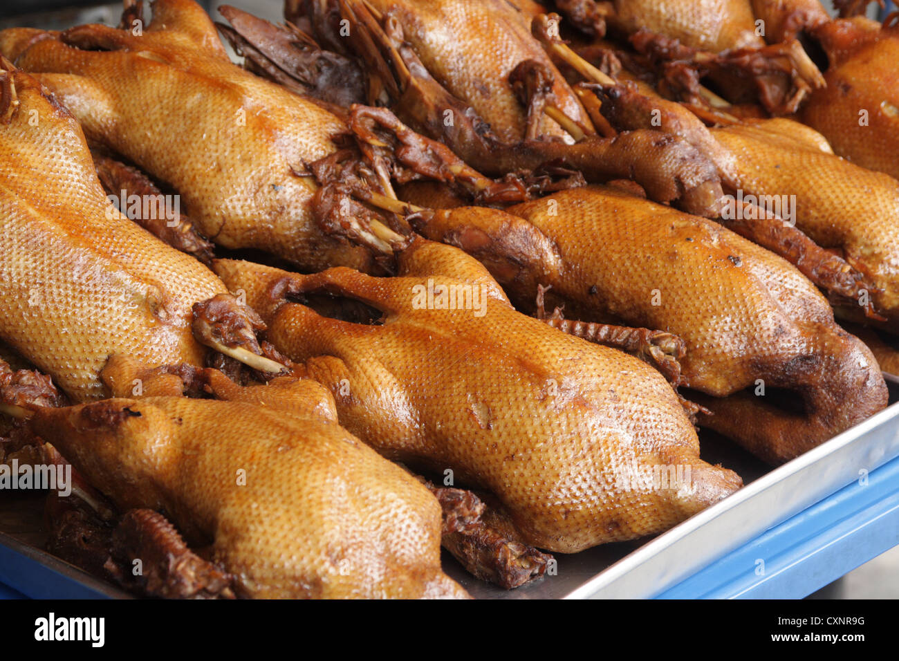 Chinese roast ducks Stock Photo - Alamy