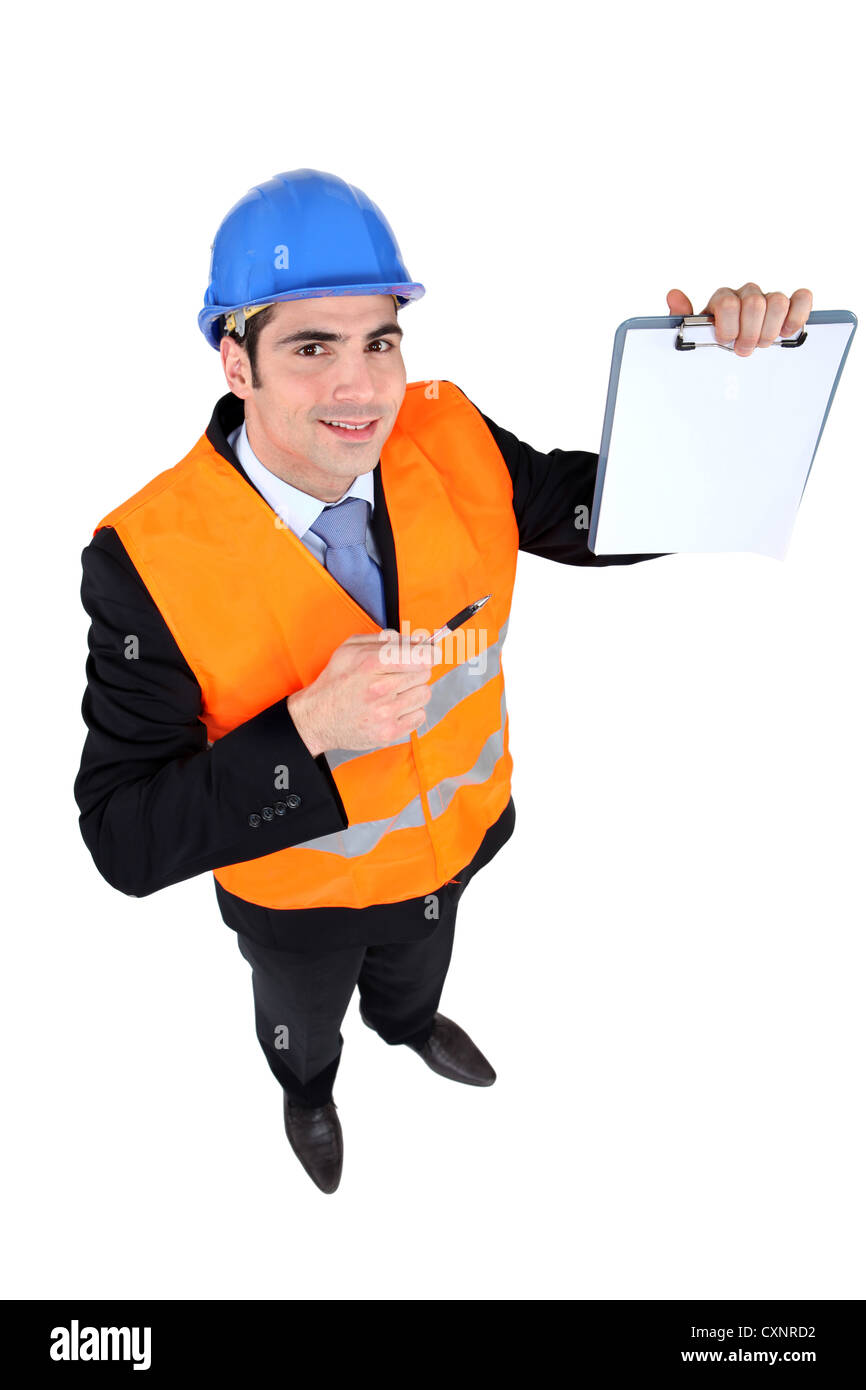 Inspector clipboard checklist Cut Out Stock Images & Pictures Alamy